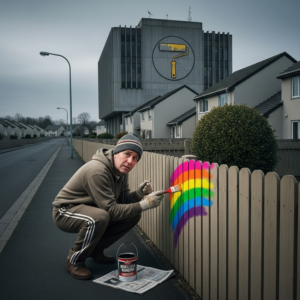 Paleta Barw Obowiązkowych: Gmina Nowy Porządek maluje przyszłość mieszkańców. Czy twój płot jest zgodny z prawem?