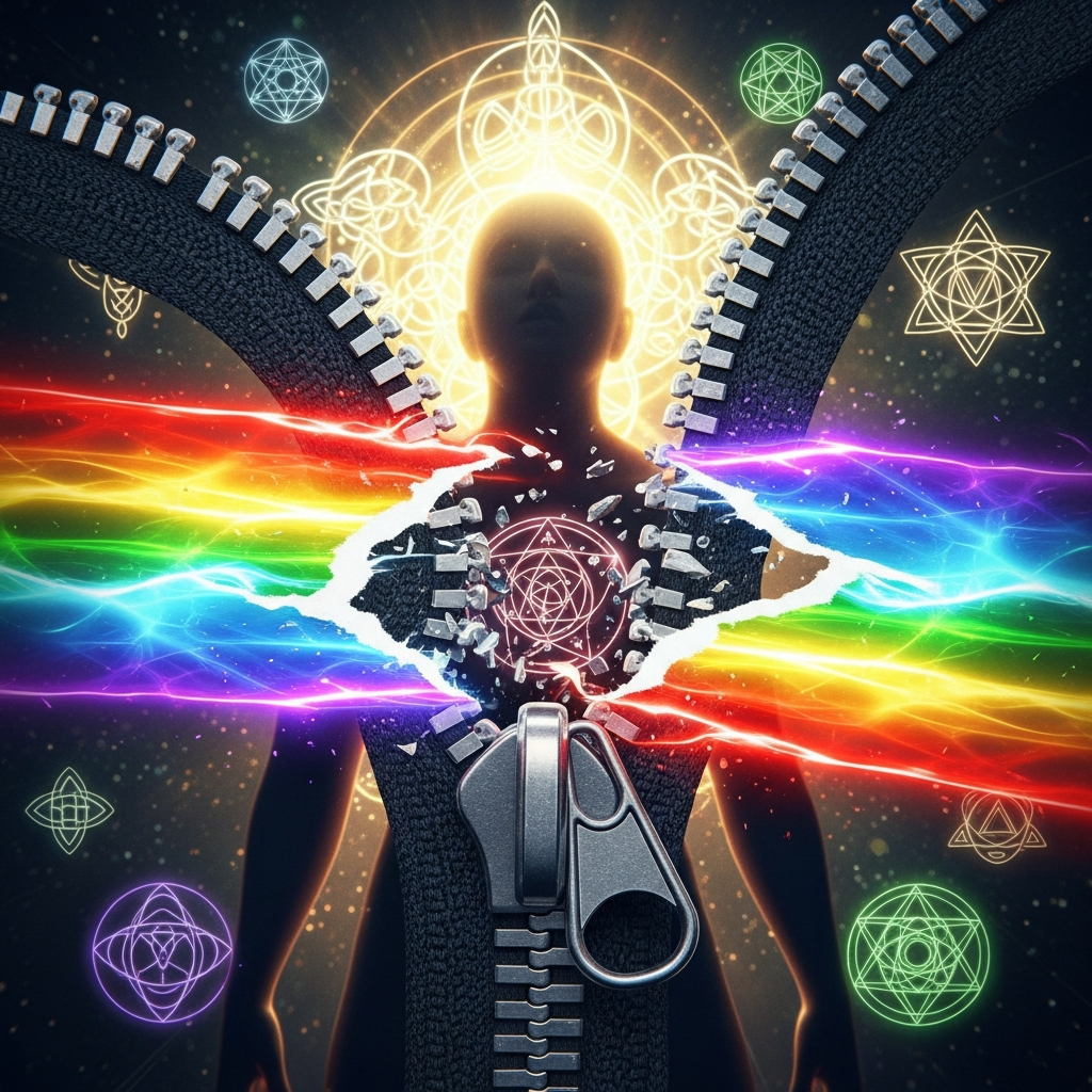 Suwakowa Zdrada: Czy Metalowe Zęby na Twoich Ubraniach Celowo Rozrywają Twoją Aurę? Starożytni Znali Moc Węzłów!