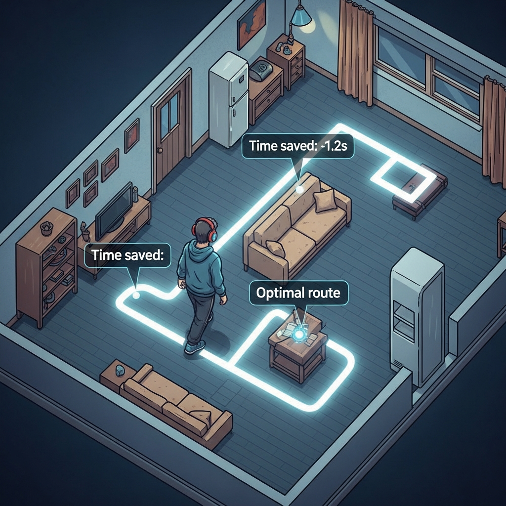 Chodzisz po Domu Jak Po Liniach? To Nie OCD! Naukowcy Odkryli 'Syndrom Optymalizacji Trasy' u Graczy!