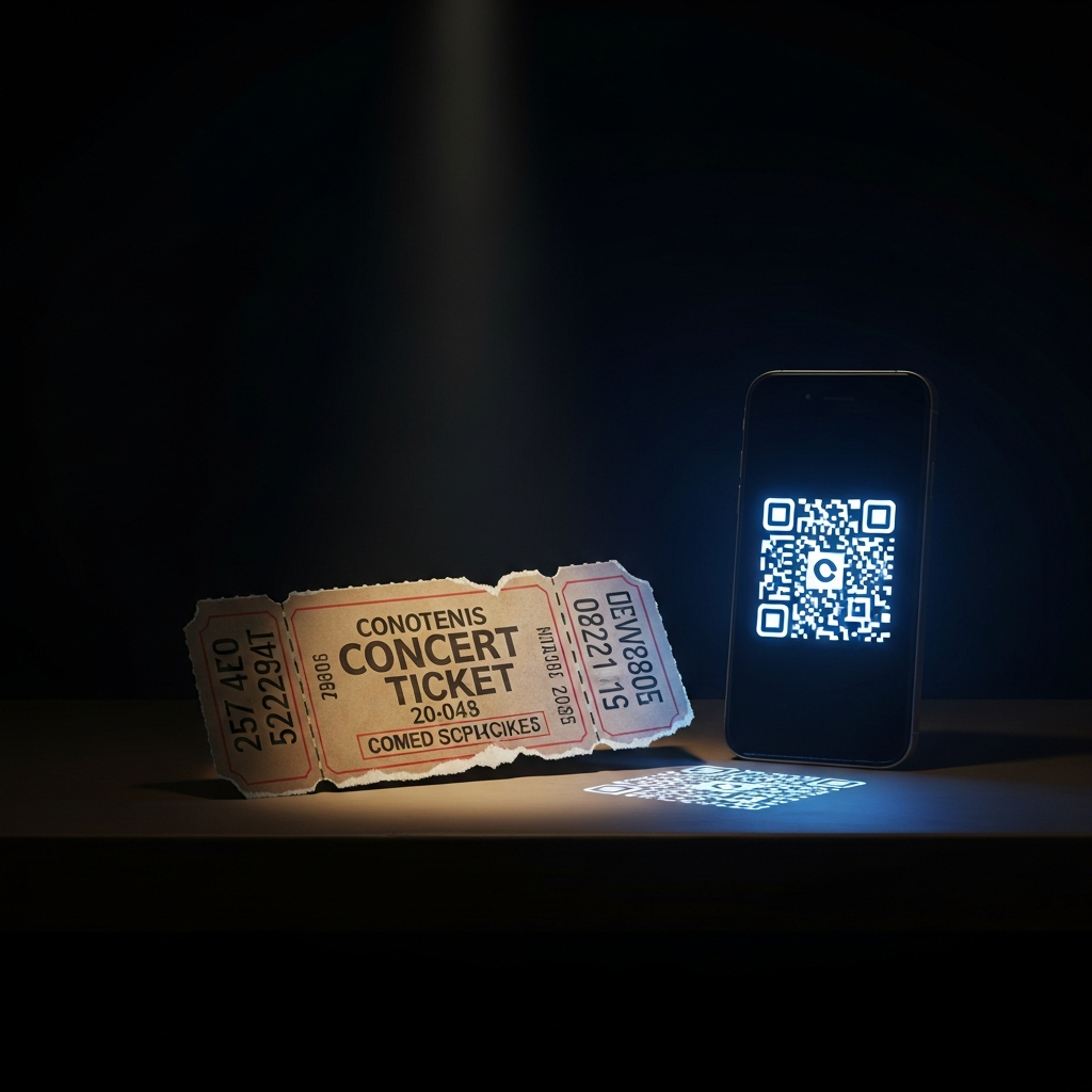 Epitafium dla Okrucha Pamięci: Jak Kod QR Zabił Duszę Biletu Koncertowego?