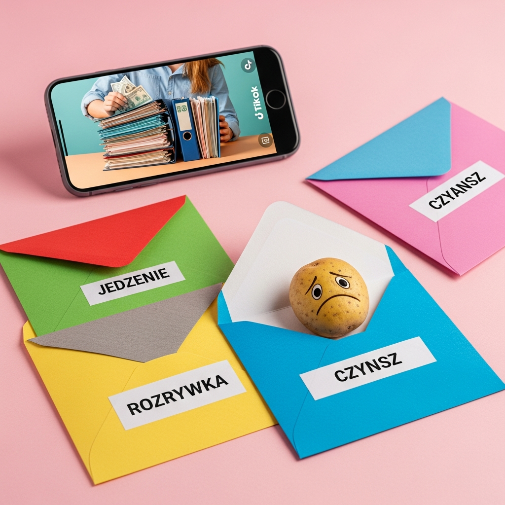 Kopertowy Renesans: Jak TikTok Uczy Nas Zarządzać Pieniędzmi, Których i Tak Nie Mamy
