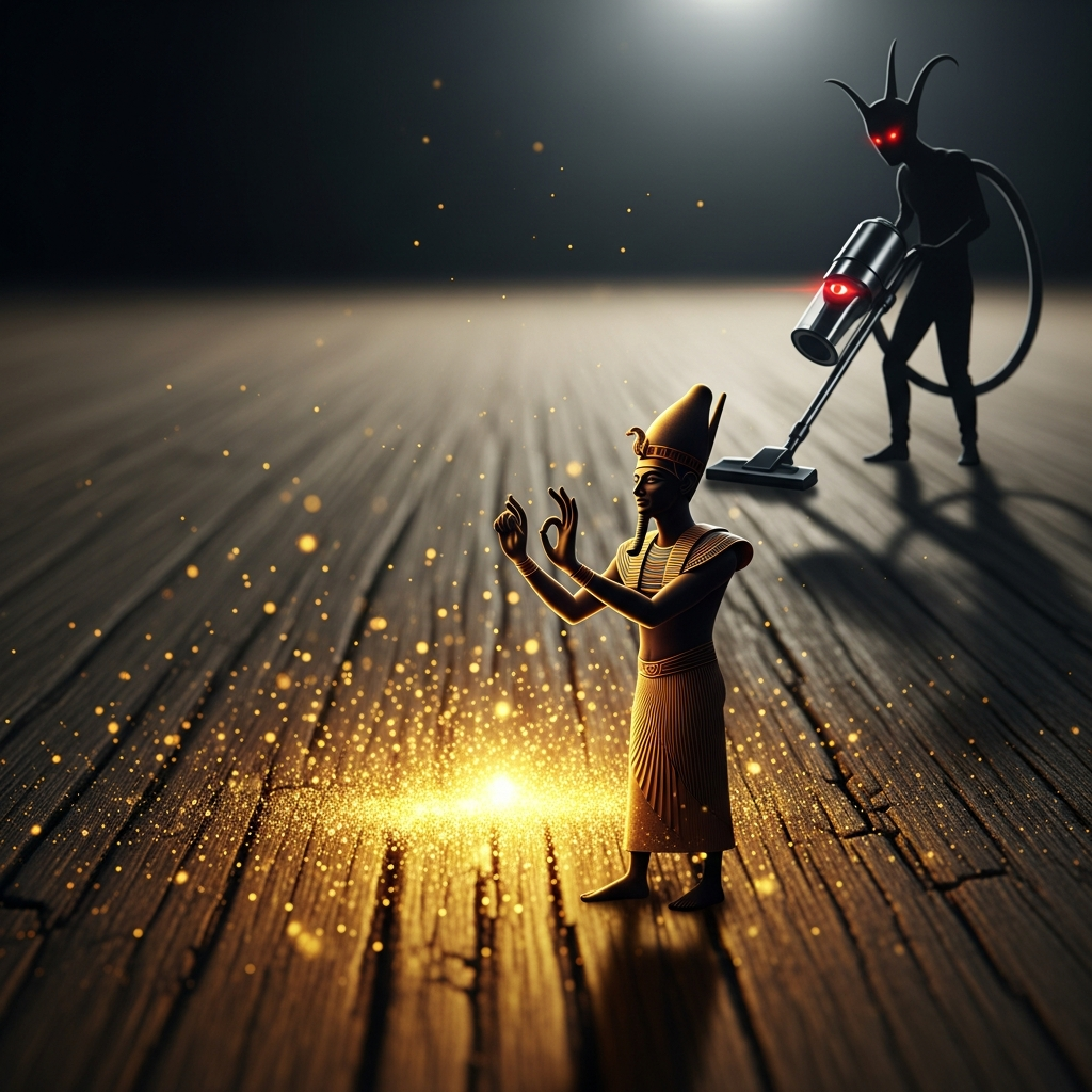 Gwiezdny Pył w Twoim Przedpokoju: Czy "Wielki Odkurzacz" Celowo Wyciąga z Twojego Domu Pamięć Przodków?