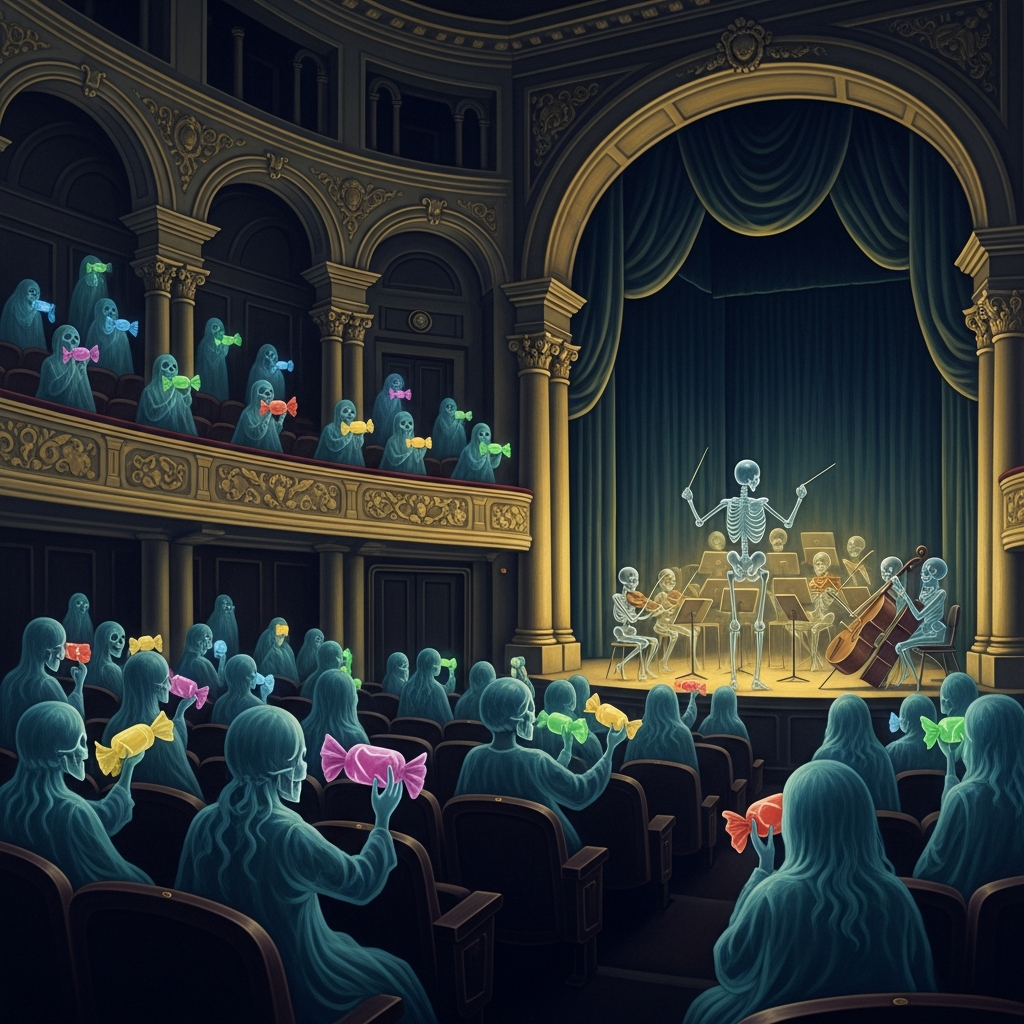 Symfonia Kaszlu i Szeleszczących Papierków: Czy Teodor Głuchy Przewidział Upadek Melomana?