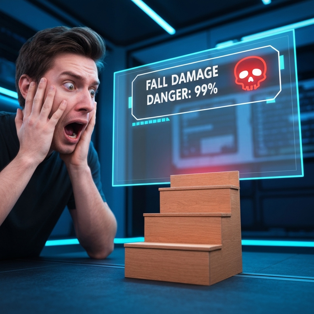 Zeskoczyłeś z krawężnika i spodziewałeś się czerwonego błysku? Naukowcy Odkryli 'Syndrom Testowania Fall Damage'!